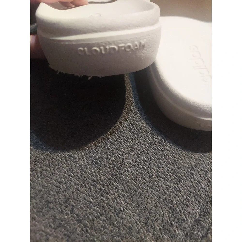 Adidas Adilette Lumia White Mens 8 Womens 9 Slip On Slides Sandals JP9578 Summer